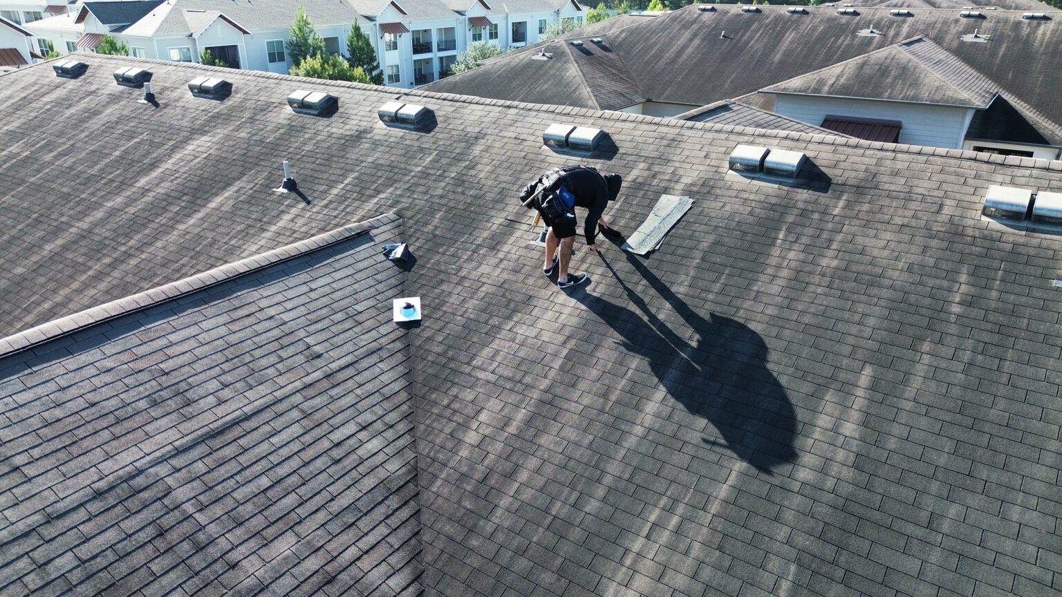 Localized multifamily roof repair