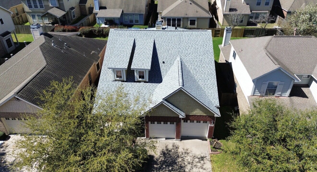 Completed residential re-roof